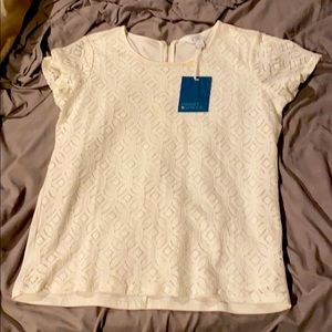 Cream Shirt with Tags Never Worn